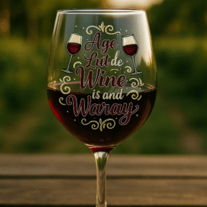 "Sip Happens – Humorous Wine Quote Design"