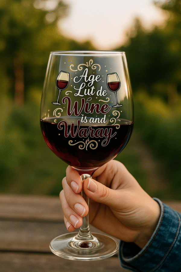 "Sip Happens – Humorous Wine Quote Design" - Image 2