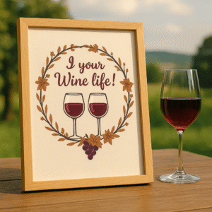 “I Your Wine Life!” – Printable Wine Quote Art